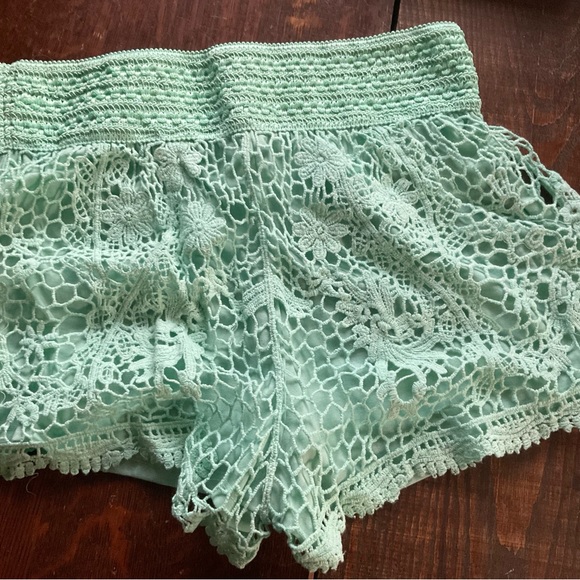 New crocheted Shorts size ‘’M’’ SKY BLUE SALE … - Picture 3 of 3